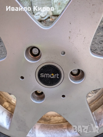 Алуминиеви джанти 15 за Smart , снимка 12 - Гуми и джанти - 52402354