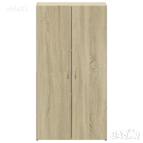 vidaXL Шкаф за документи, сонома дъб, 60x32x115 см, инженерно дърво, снимка 4 - Шкафове - 56148198