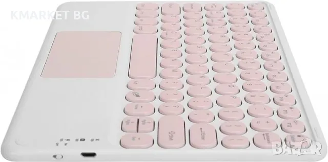 Wireless/Bluetooth Клавиатура JB-382 с тъч пад за Android, Windows, iOS / Бял / Баркод : 2403561, снимка 1