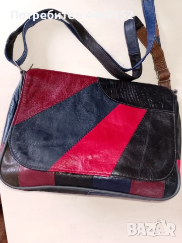 Дамска чанта от естествена кожа , снимка 2 - Чанти - 50835577