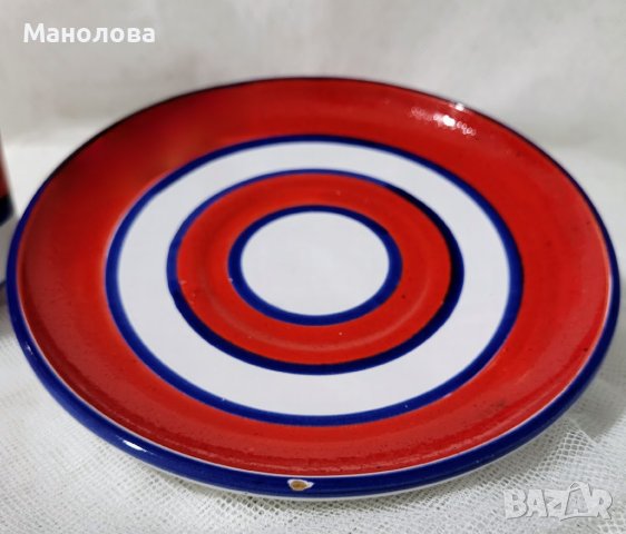 Италианска ръчно изработена и рисувана керамика. , снимка 6 - Сервизи - 42818713