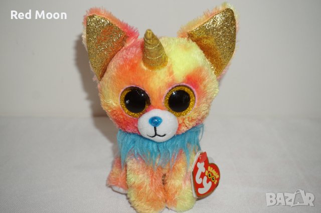 Лот от 4 Плюшени Играчки Beanie Boo's Yips Bloomy Stripes and Kale, снимка 2 - Плюшени играчки - 42509388