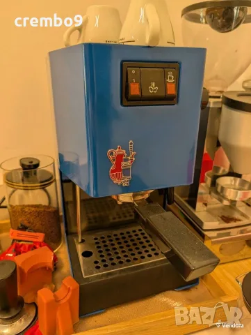 Gaggia Classic с мод Gaggiuino, синя