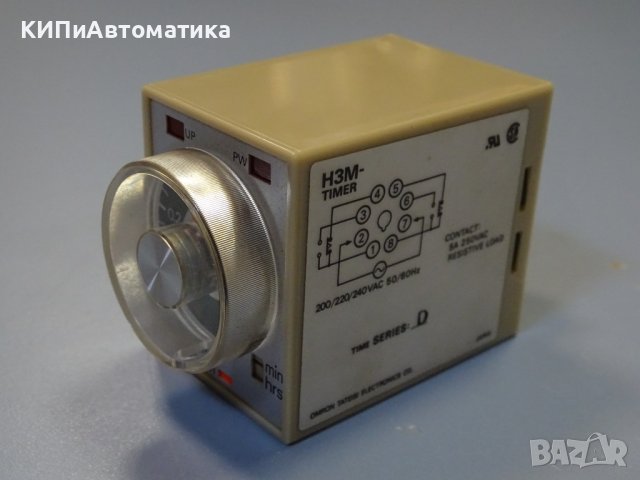 реле време Omron H3M-D solid state timer 0-1 min, снимка 3 - Резервни части за машини - 42539683