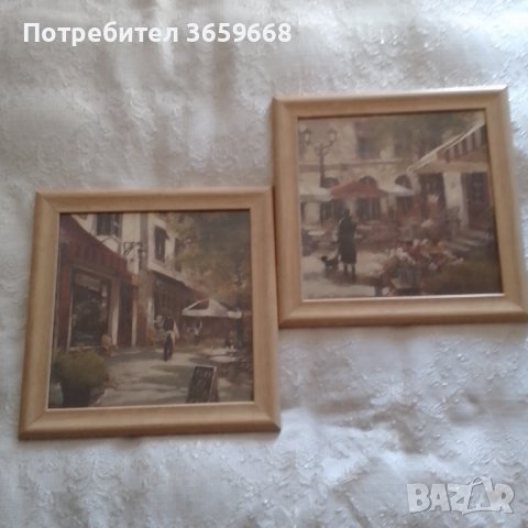 Картини-парижки кафенета, снимка 4 - Картини - 40223467