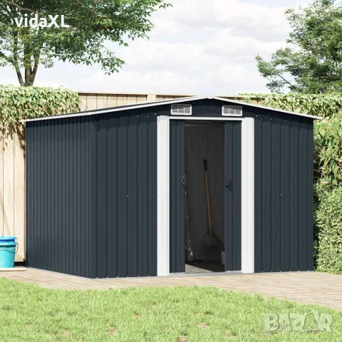 vidaXL Градинска барака за съхранение антрацит стомана(SKU: 47030), снимка 2 - Други - 56023024