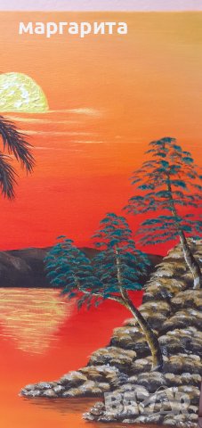 авторска картина акрилни бои, снимка 4 - Картини - 38261577