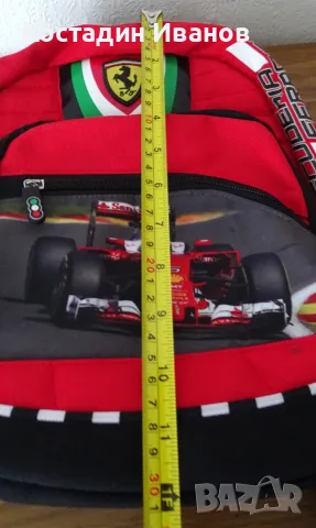 Ferrari Formula 1 детска раница F1 болид Ферари Формула 1, снимка 10 - Раници - 56244096