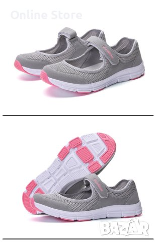 Спортни, летни дамски обувки от дишаща материя в 6 цвята, снимка 6 - Дамски ежедневни обувки - 42775432