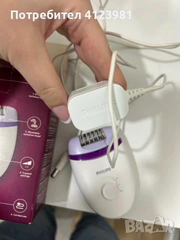 Philips епилатор - използван, добро състояние, снимка 2 - Епилатори - 53226061
