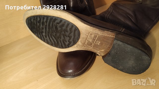  Donna Carolina дамски ботуши от естествена кожа, снимка 4 - Дамски ботуши - 31274072