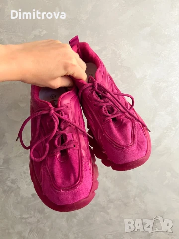 Цикламени маратонки, снимка 4 - Маратонки - 50819779