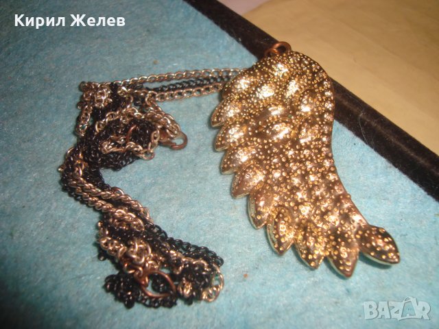 ПОЗЛАТЕН СКЪПОЦЕНЕН МЕДАЛЬОН ФИГУРАЛЕН АРТ ПЕНДАНТ с ФИНА ДВОЙНА ВЕРИЖКА 10961, снимка 3 - Колиета, медальони, синджири - 35353036