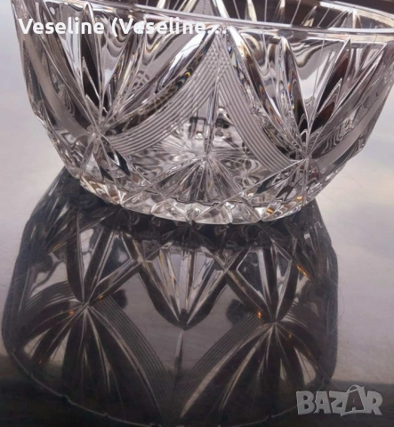 Кристална купа за плодове / декорация, снимка 4 - Декорация за дома - 53927347