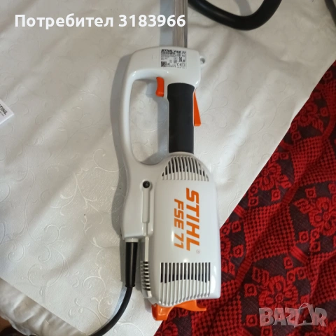 чисто нова електрическа косачка щел Stihl професионална , снимка 2 - Градинска техника - 53903253