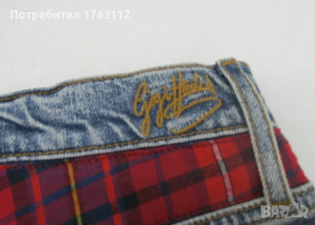 TOMMY HILFIGER "Gigi Hadid" размер 27" дамски деним панталонки, снимка 3 - Къси панталони и бермуди - 51428659