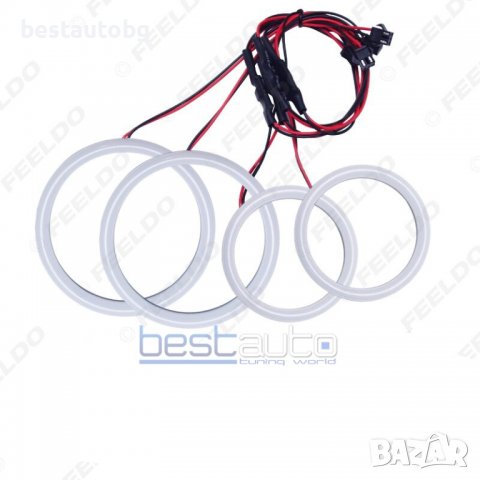 LED SMD Ангелски очи "STRONG POWER" ЗА BMW E90 / E91, снимка 4 - Аксесоари и консумативи - 38121276