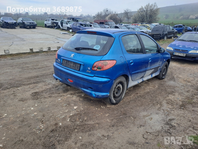 пежо 206 1.4 16 бензин, снимка 4 - Автомобили и джипове - 44725970