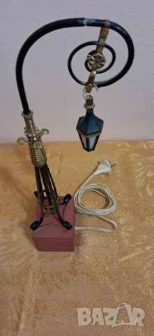 Стара декоративна лампа , снимка 2 - Антикварни и старинни предмети - 50841698