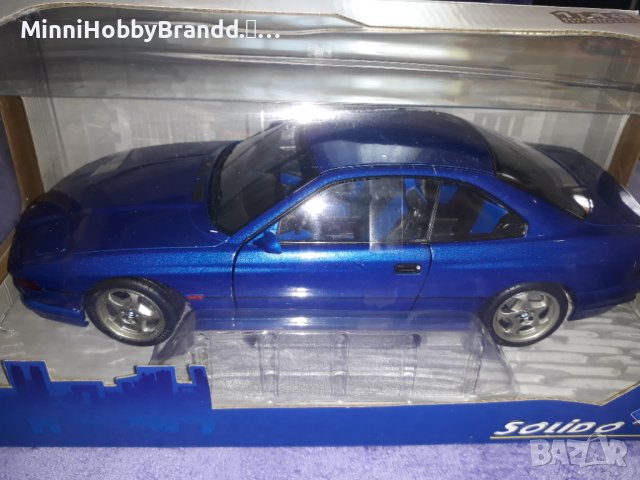 BMW 850 CSI. (E31) BLUE METALIC TOP.TOP.TOP. SOLIDO 1.18. 