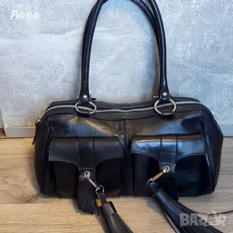 Дамска чанта естествена кожа, снимка 4 - Чанти - 48517623