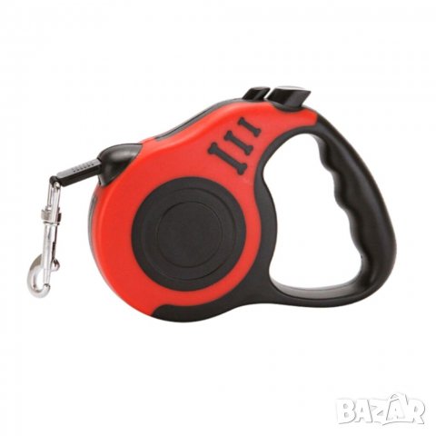 Автоматични поводи за кучета 5м. Син, червен, черен, автоматичен повод за куче с цяла лента. Повод, снимка 2 - За кучета - 23786053