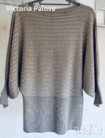 Много красива блуза ROMA ITALIA 70% lana merino, снимка 4 - Блузи с дълъг ръкав и пуловери - 51737583