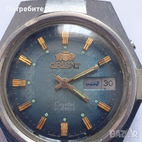 Мъжки автоматичен часовник ORIENT, снимка 3 - Антикварни и старинни предмети - 52177422