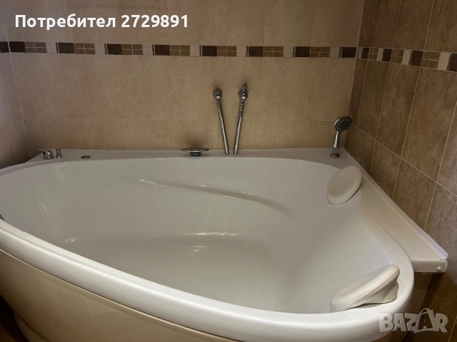 Двойна сърцевидна вана с каскаден смесител, снимка 2 - За банята - 53090695