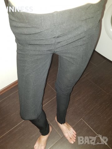 Ново. Черен панталон с висока талия H&M