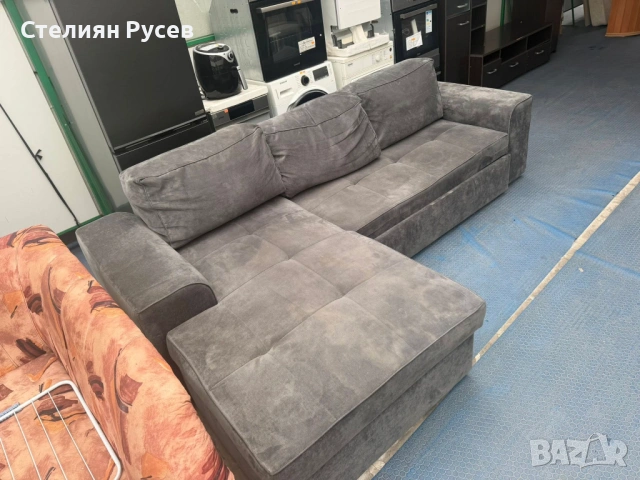 110411   ъглов холов разтегалтелен диван 170/270 см -цена 312.93 лв или160  евро smr  - разтегателен, снимка 4 - Дивани и мека мебел - 54166790