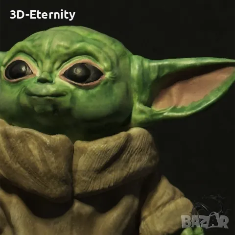 3D Фигура - Бейби Йода, снимка 9 - Колекции - 50044196