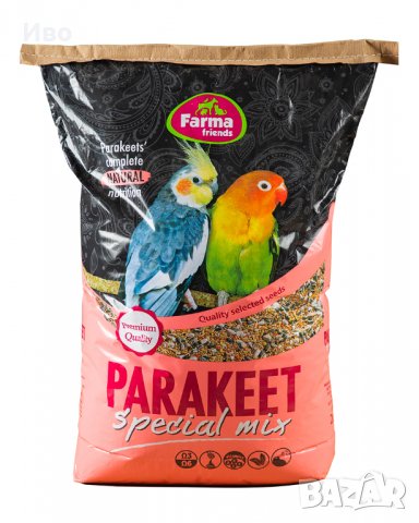 Храна за средни папагали , снимка 2 - Папагали - 36710657