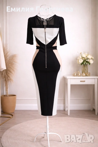 Дамска рокля , снимка 3 - Рокли - 54005602