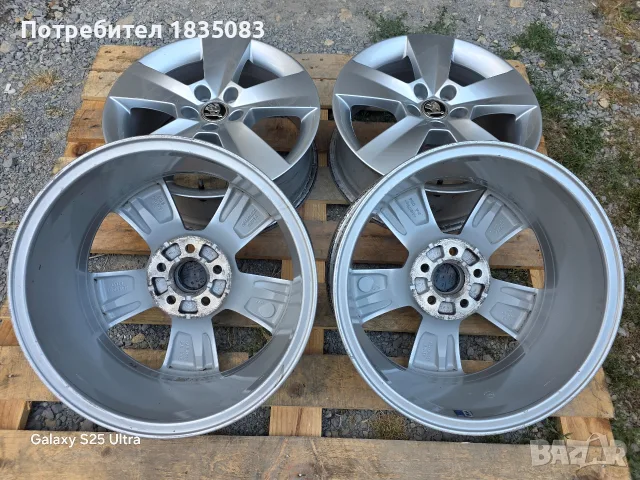 Лети джанти 16ки 5х100 Skoda, снимка 9 - Гуми и джанти - 55825741