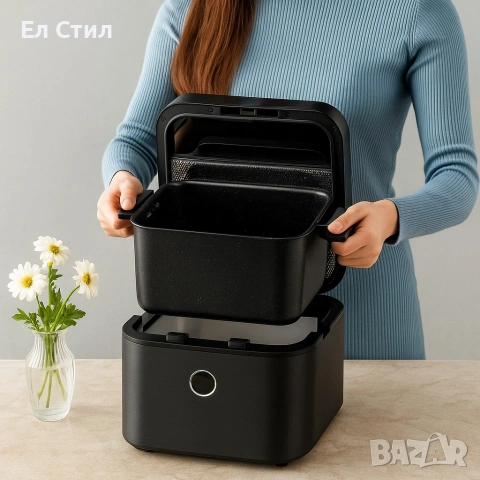 Midea DualTaste Air Fryer MF-CY75C2 – 7L капацитет, JuicyLock технология, снимка 2 - Уреди за готвене на пара - 53879851