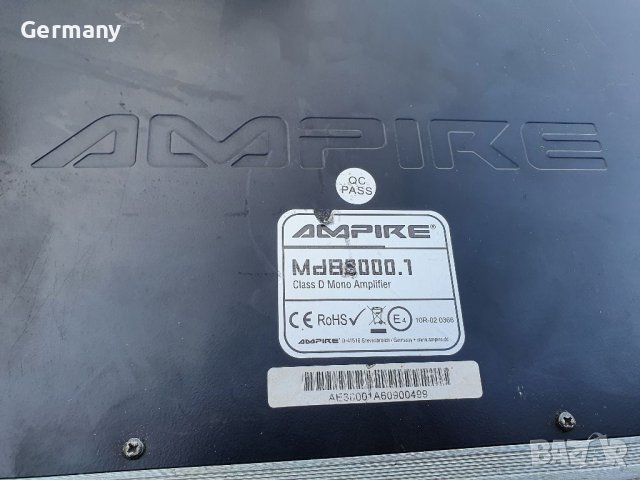 Крайно стъпало усилвател mdb 3000.1 ampire, снимка 6 - Аксесоари и консумативи - 36856454