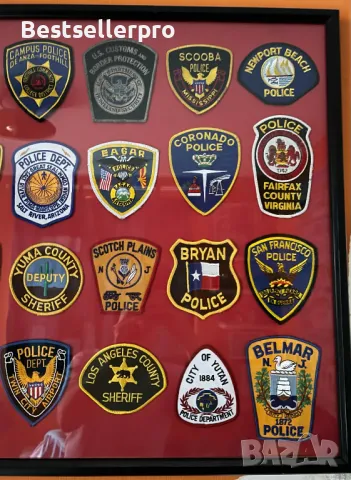 Колекция от пачове/нашивки на Американската Полиция, снимка 3 - Колекции - 50340501