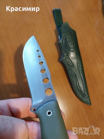 Ловен нож с кания, снимка 3 - Ножове - 44230521