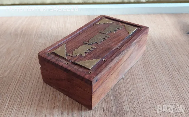 кутийка обков месинг за ценители отлична , снимка 3 - Антикварни и старинни предмети - 49423625