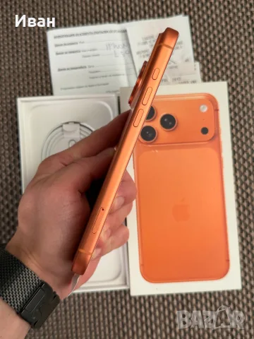 КАТО НОВ❗️256Gb⚠️iPhone 17 Pro Max Orange❗️24м ГАРАНЦИЯ, снимка 5 - Apple iPhone - 55991898