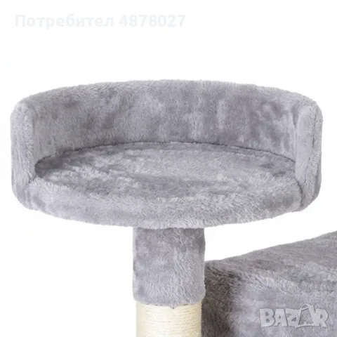 Драскалка дърво за котки XXL 203 см – 11 нива, къщички, легла, хамак и катерушка, снимка 6 - За котки - 55997647