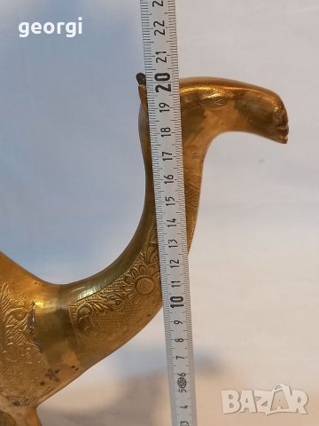 Месингова статуетка камила, снимка 4 - Декорация за дома - 37736576