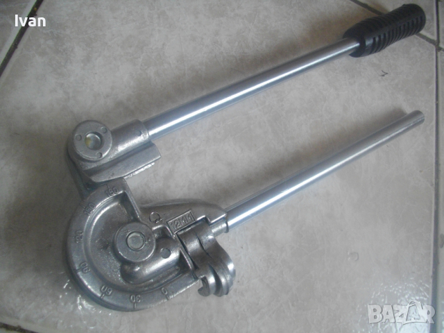 Нов Немски Ръчен Тръбогиб 12мм-Уред Огъване Меки/Полутвърди Тръби до ф12мм-0-180 Градуса/Радиус 30мм, снимка 3 - Други инструменти - 44819737