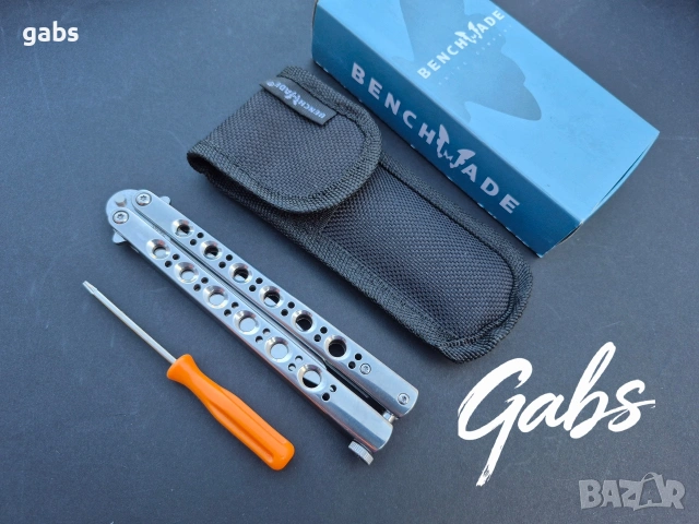 Сгъваем нож тип пеперуда Benchmade Balisong DBM-62,Weehawk, снимка 4 - Ножове - 54351418