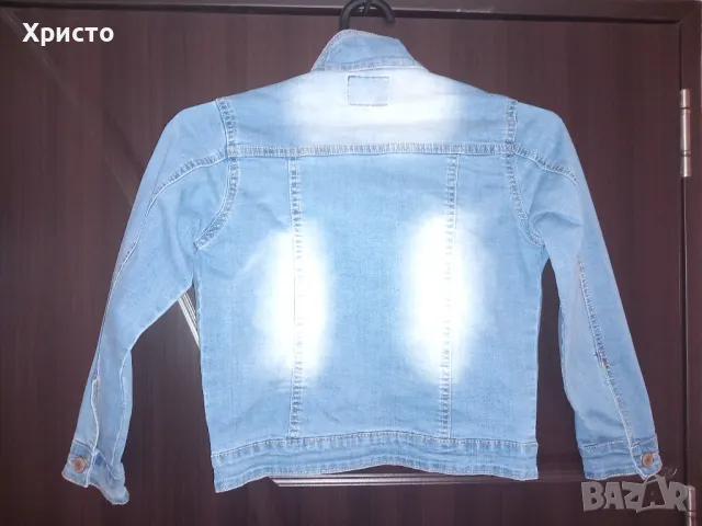 Детско дънково яке-128см/7г, снимка 2 - Детски якета и елеци - 48430373