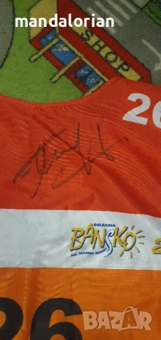 елек с подпис на състезатели от Bansko fis world cup