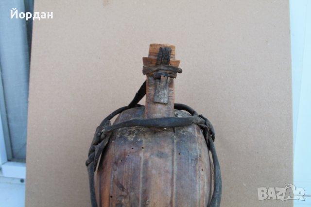 Дървена бъклица за украса , снимка 4 - Антикварни и старинни предмети - 40657645