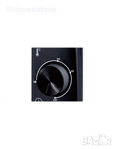 Фурна мини Rosberg, 800W\9л. до 230°C, Черна, 2 ГОДИНИ ГАРАНЦИЯ, снимка 7 - Печки, фурни - 52205135