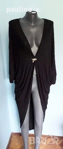 Два различни броя / Черна маркова наметка тип жилетка "Urban classics" и "Unbranded" , снимка 13 - Жилетки - 44459528